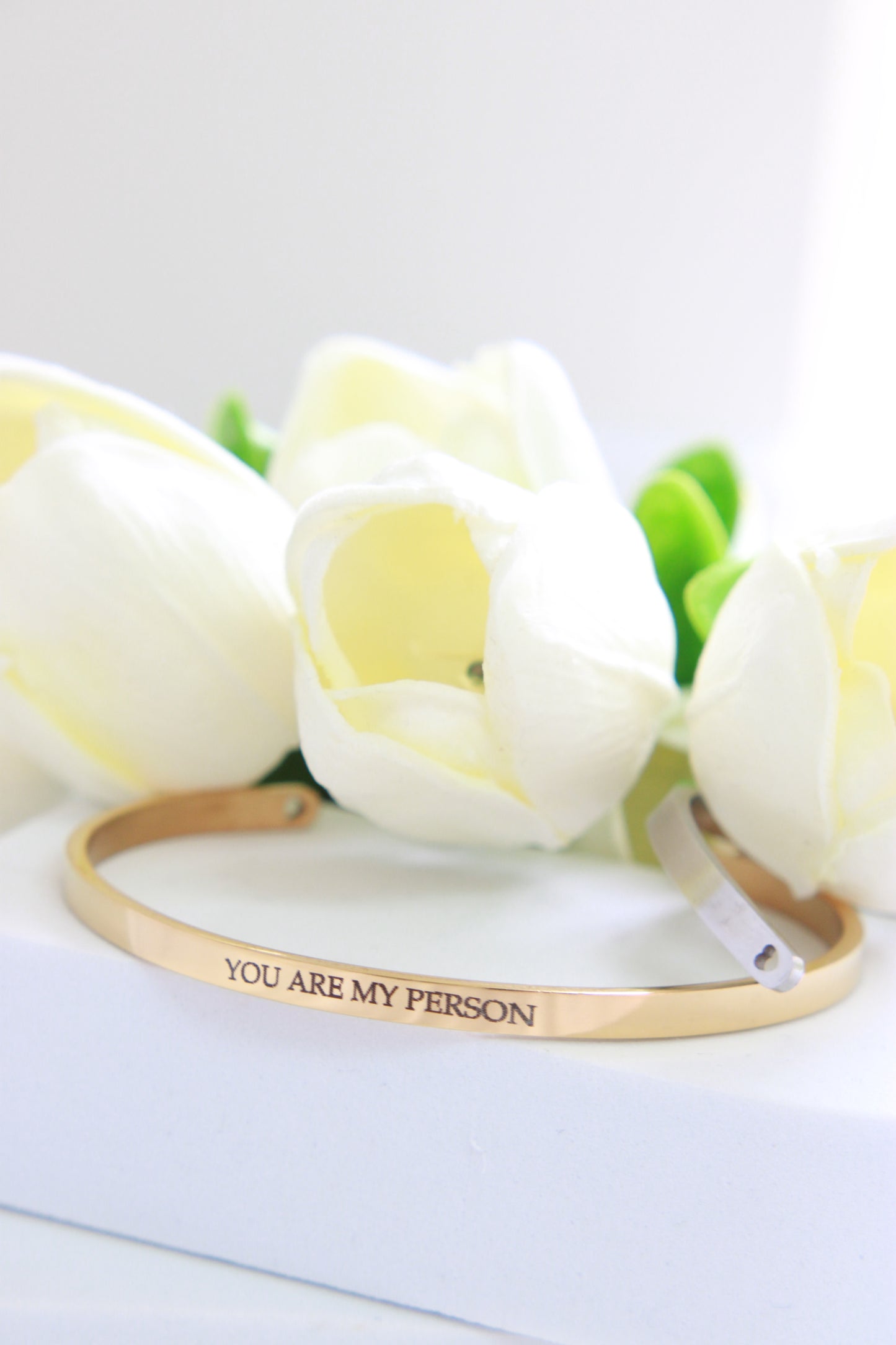 Bangle with heart bracelet