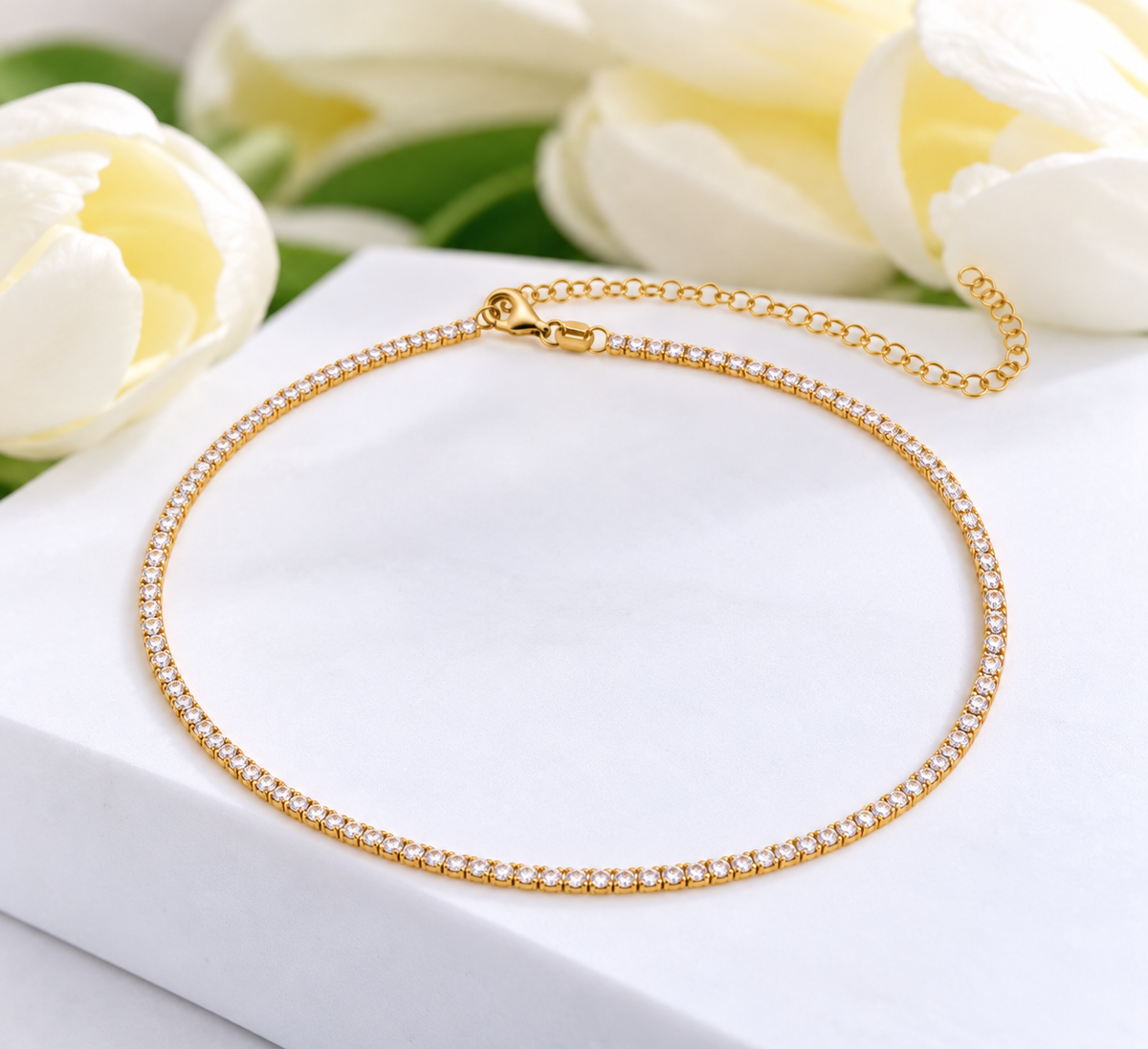 Tennis necklace