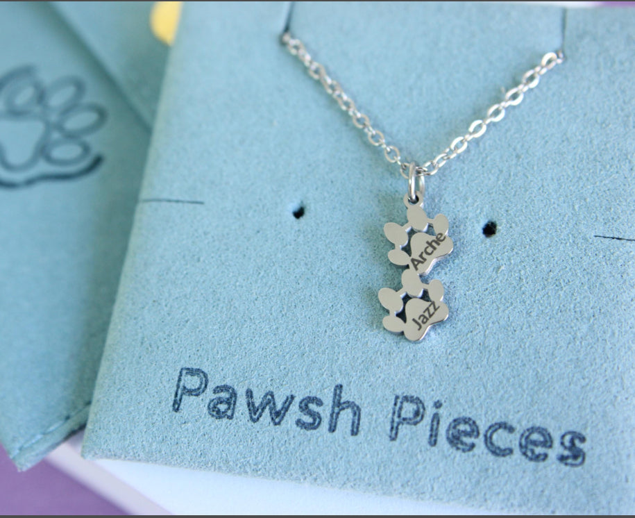 Paw necklace