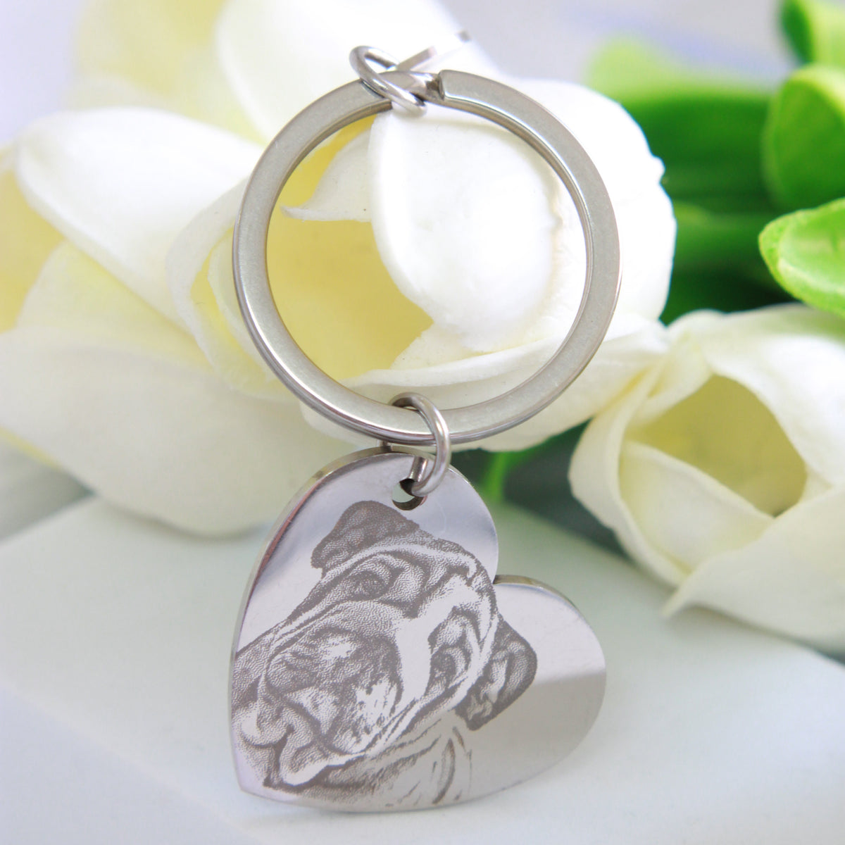 Heart keychain