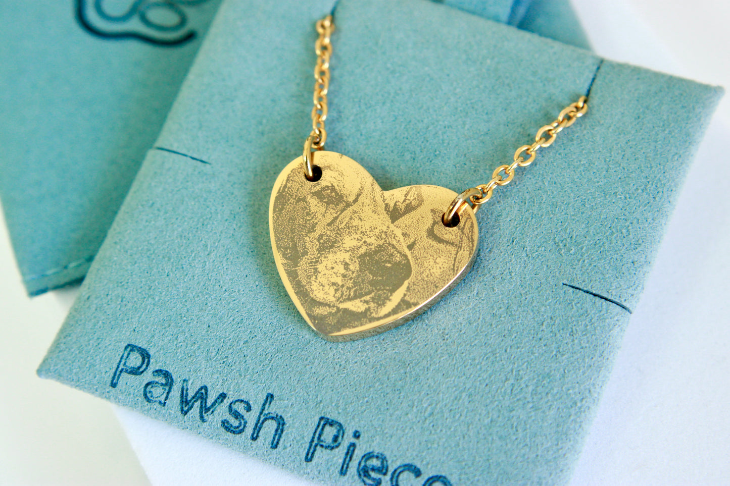Custom heart necklace