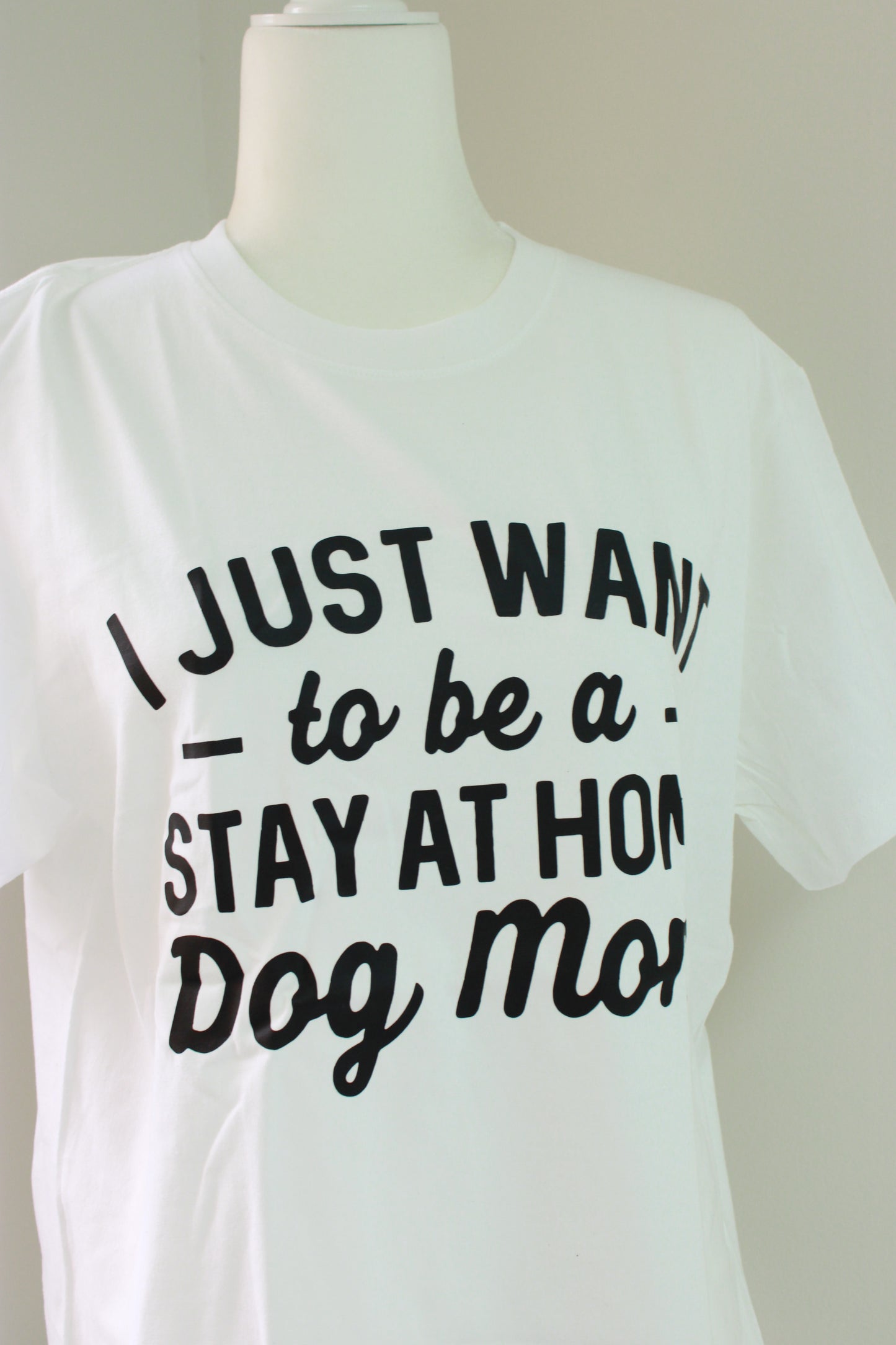 Stay at home dog mom shirt
