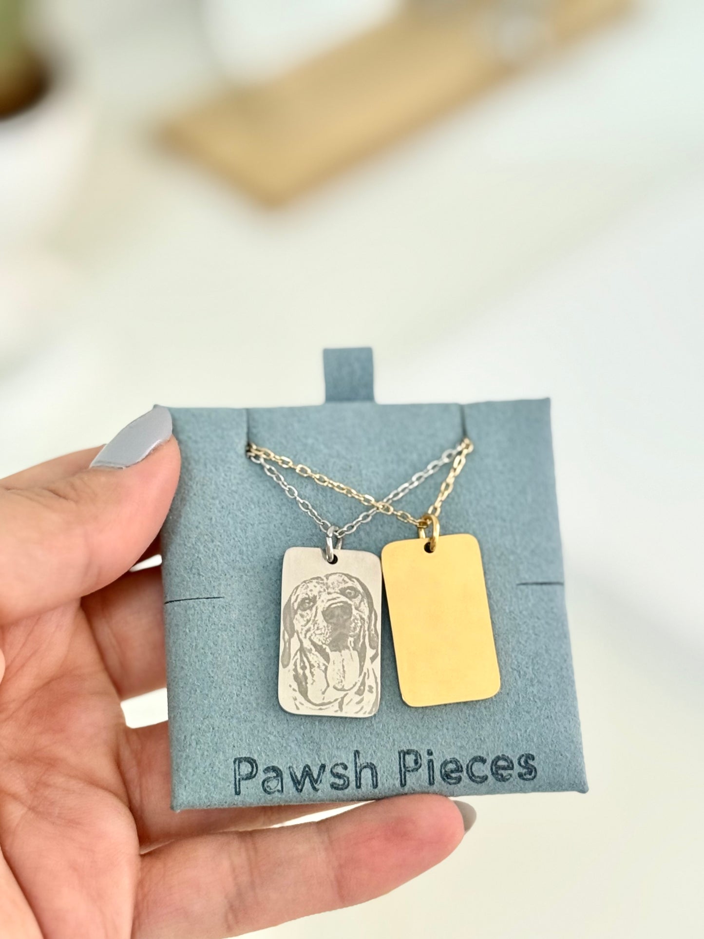 Mini ID tag - Custom necklace