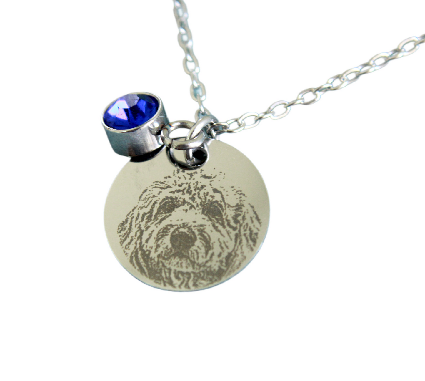 Custom birthstone necklace