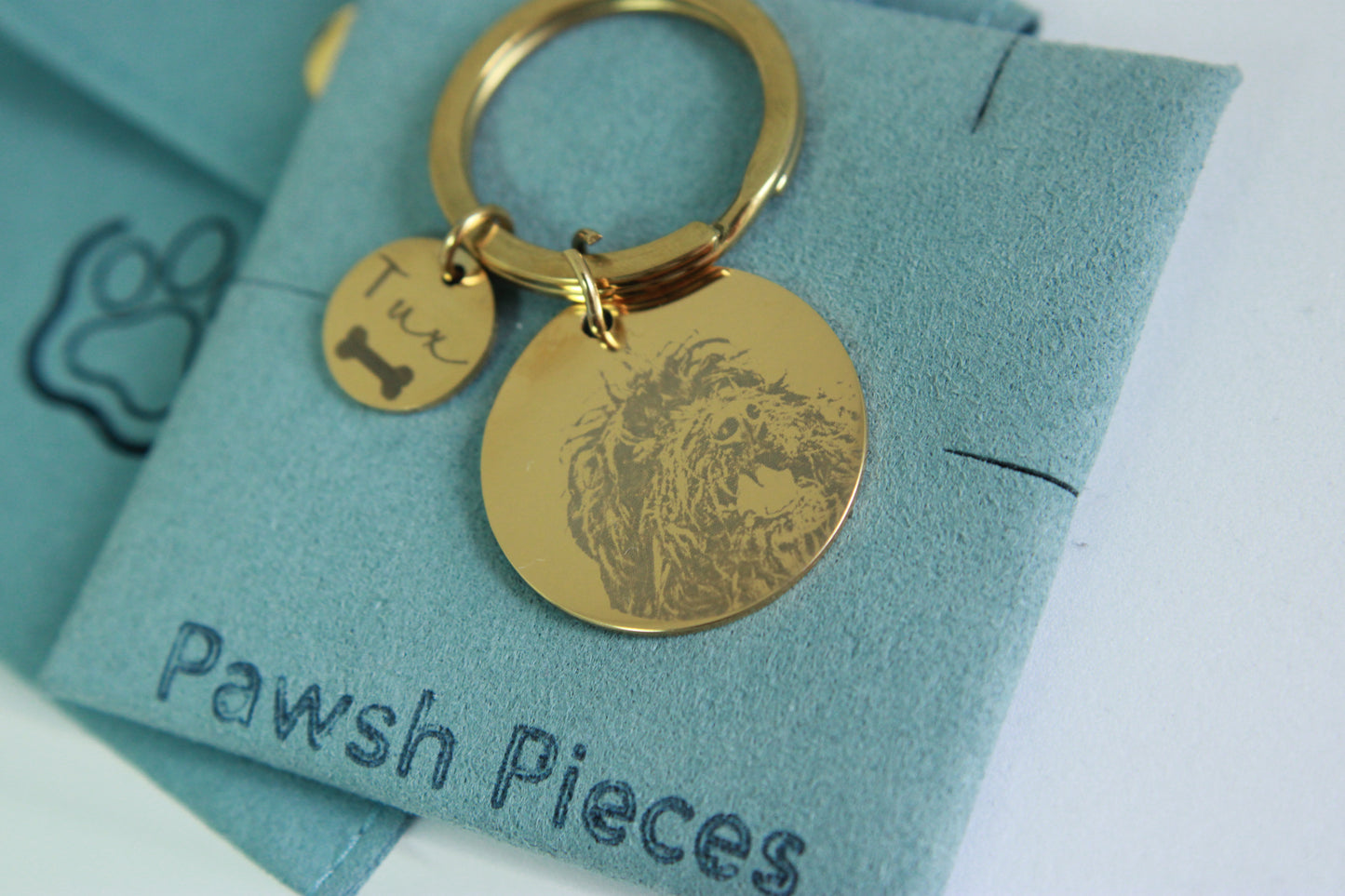 Round keychain