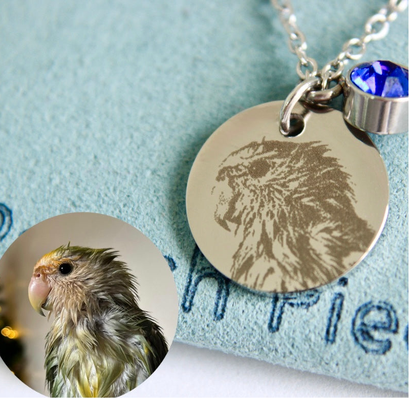 Custom birthstone necklace