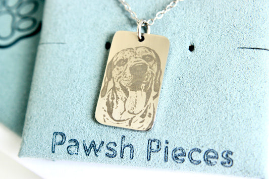 Mini ID tag - Custom necklace
