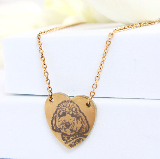 Heart - small necklace