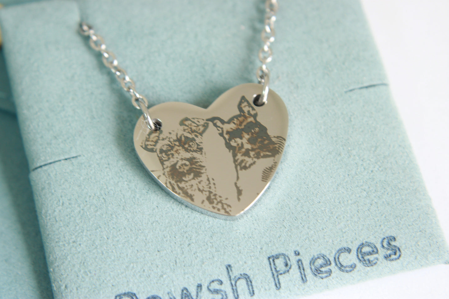 Custom heart necklace