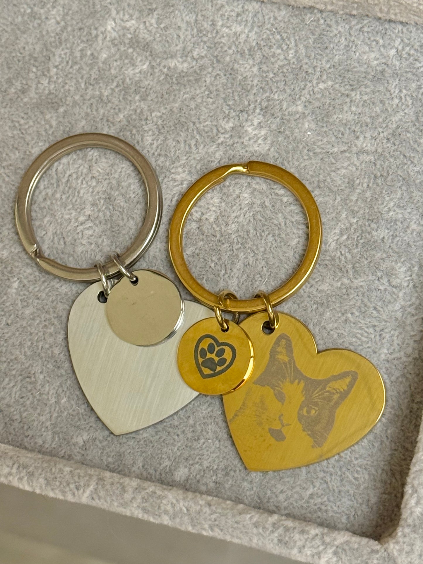 Heart keychain