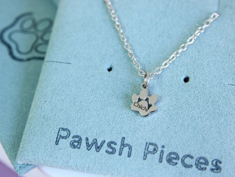 Paw necklace