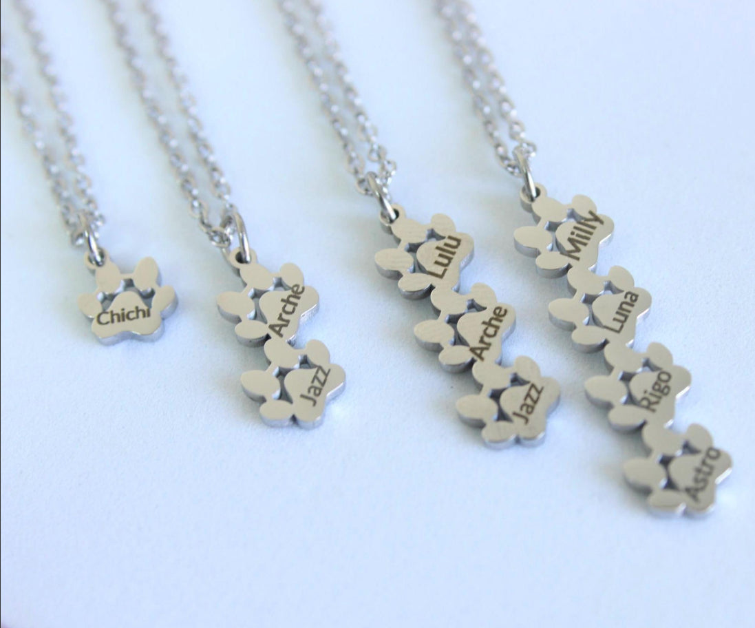 Paw necklace
