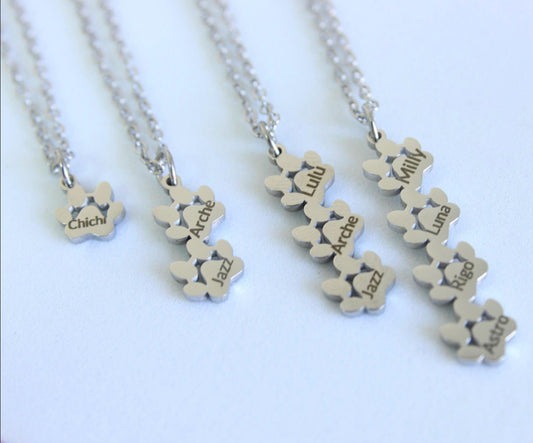 Paw necklace
